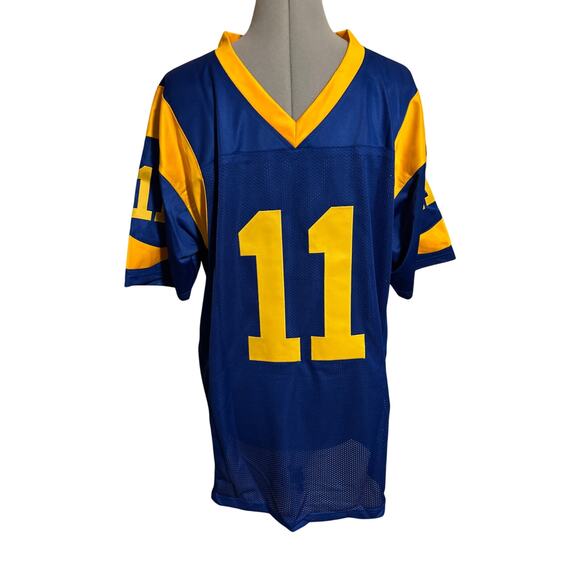 Jim Everett LA Rams Signed Career Stats Jersey - Picture 2 of 2